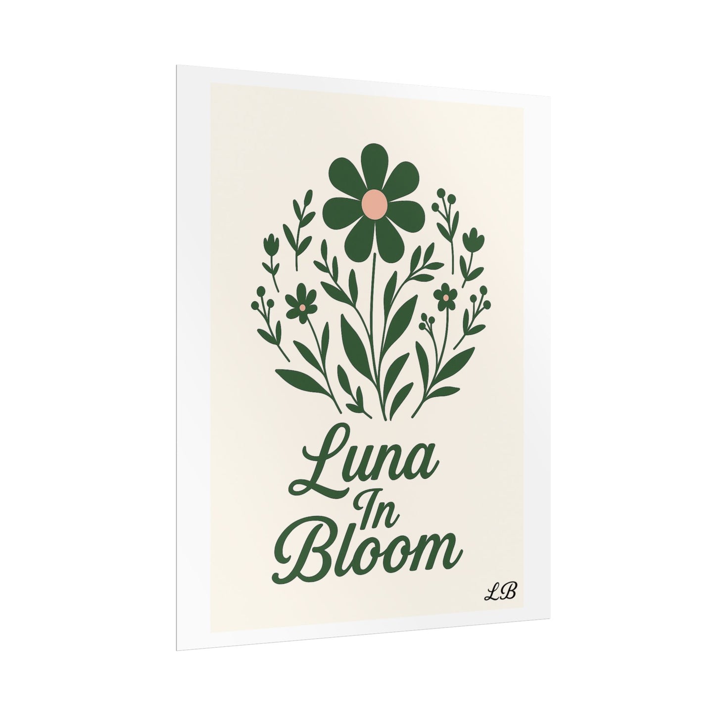Floral Print Wall Poster - Luna Original - Soul