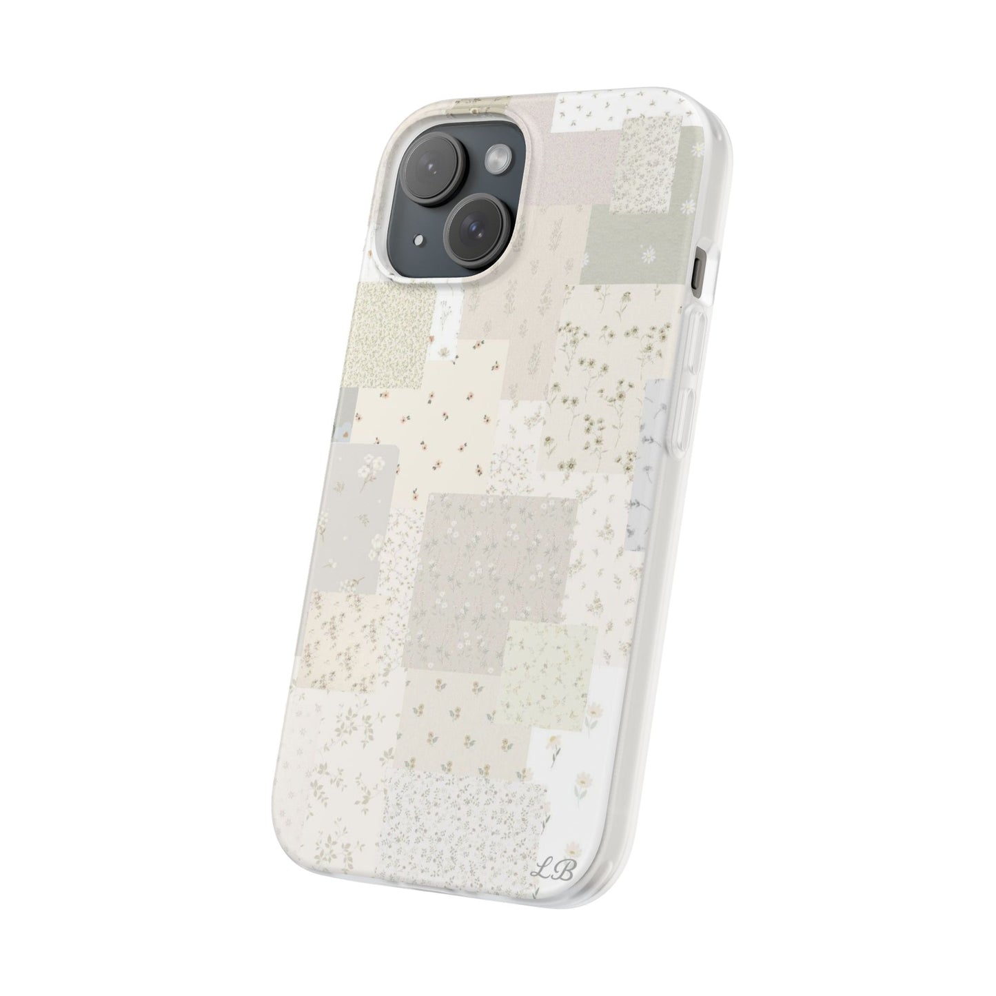 Bloom Quilt Phone Case - White