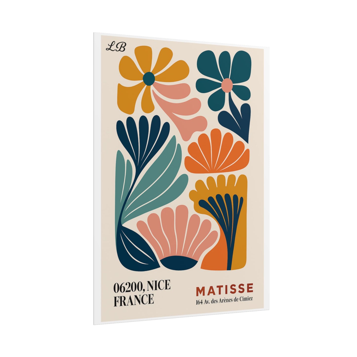 Floral Print Wall Poster - Matisse Bloom
