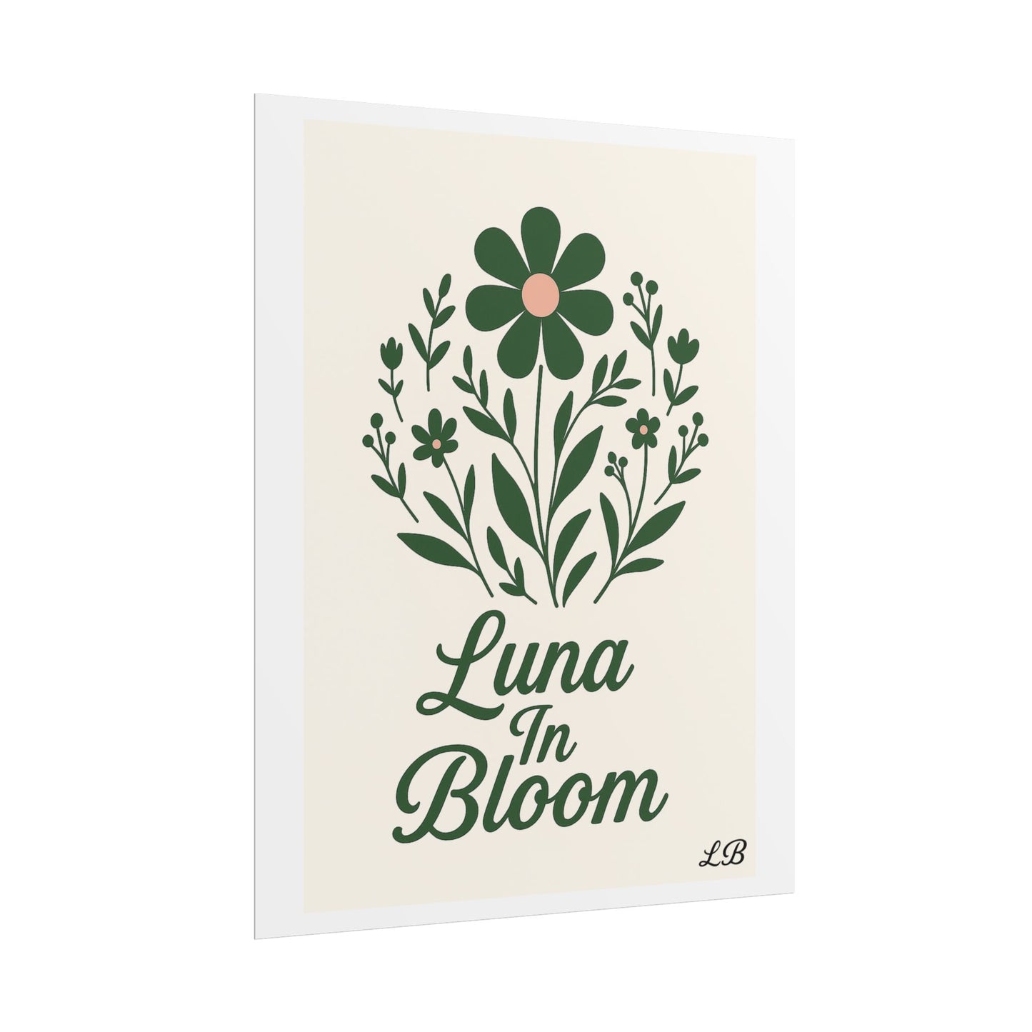 Floral Print Wall Poster - Luna Original - Soul
