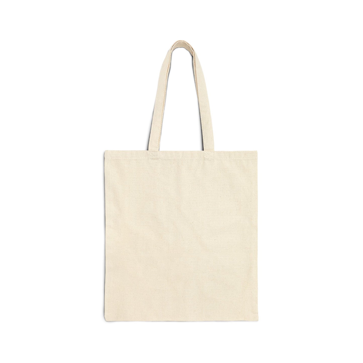 Floral Cotton Canvas Tote Bag - Peach Petal