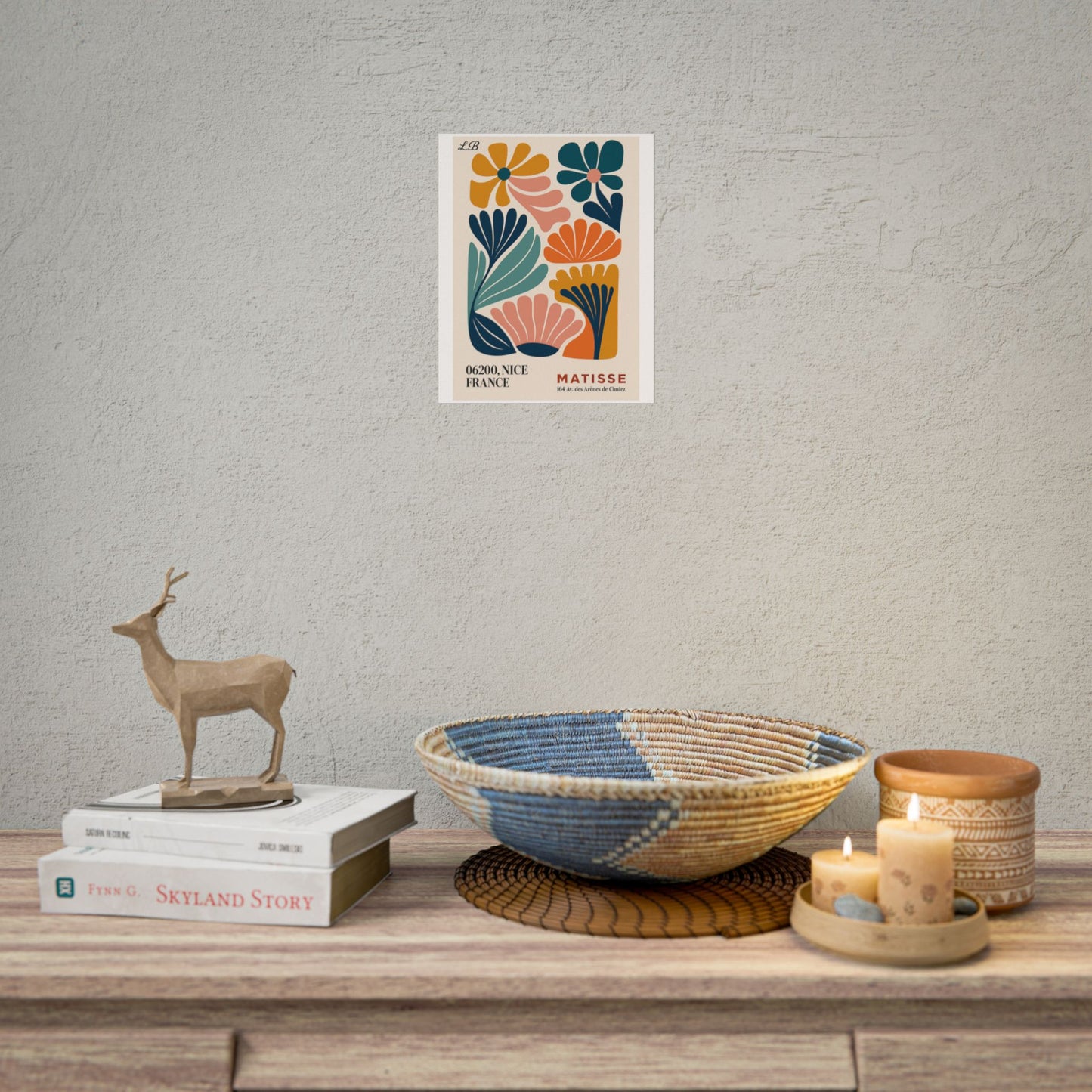 Floral Print Wall Poster - Matisse Bloom