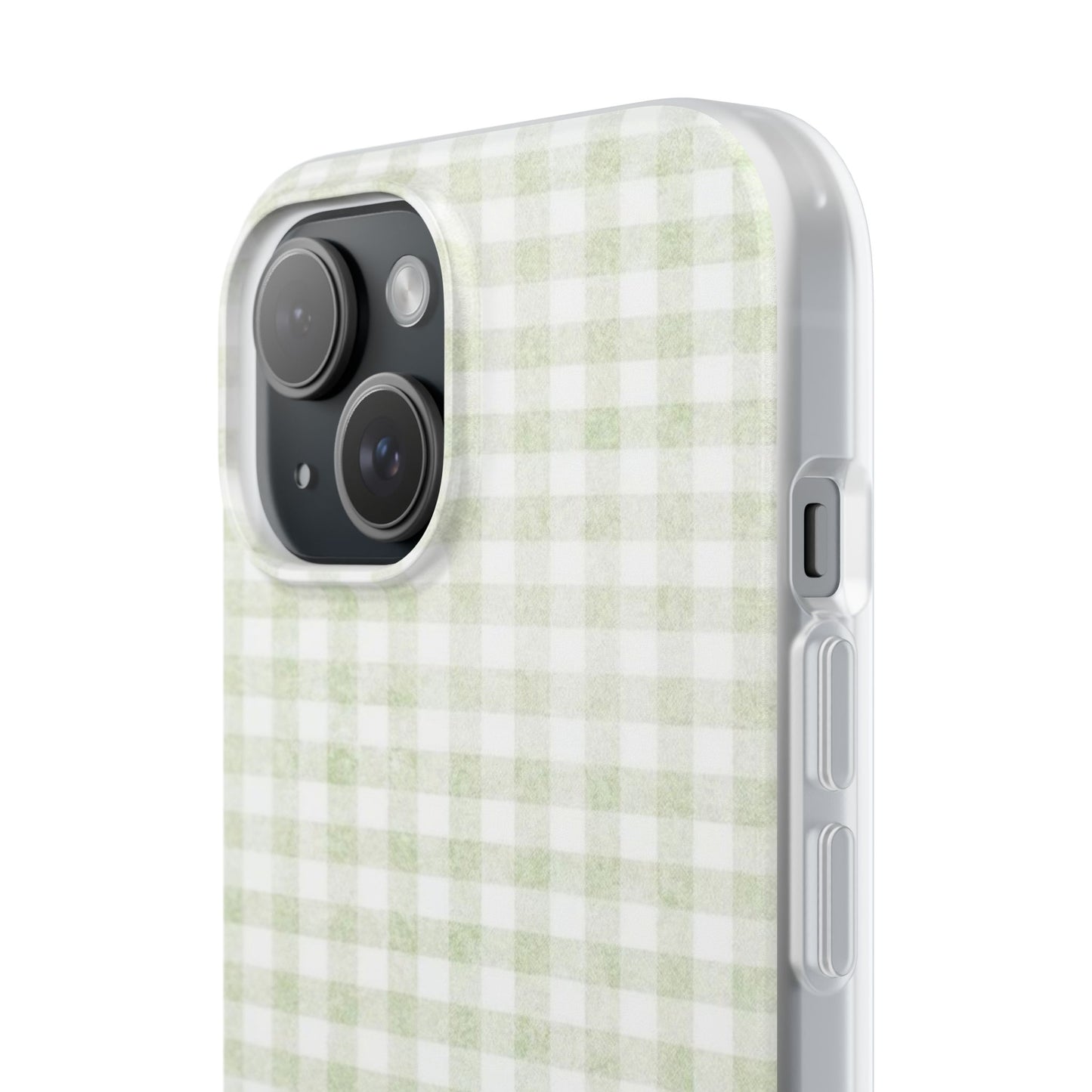 Gingham Sage Phone Case
