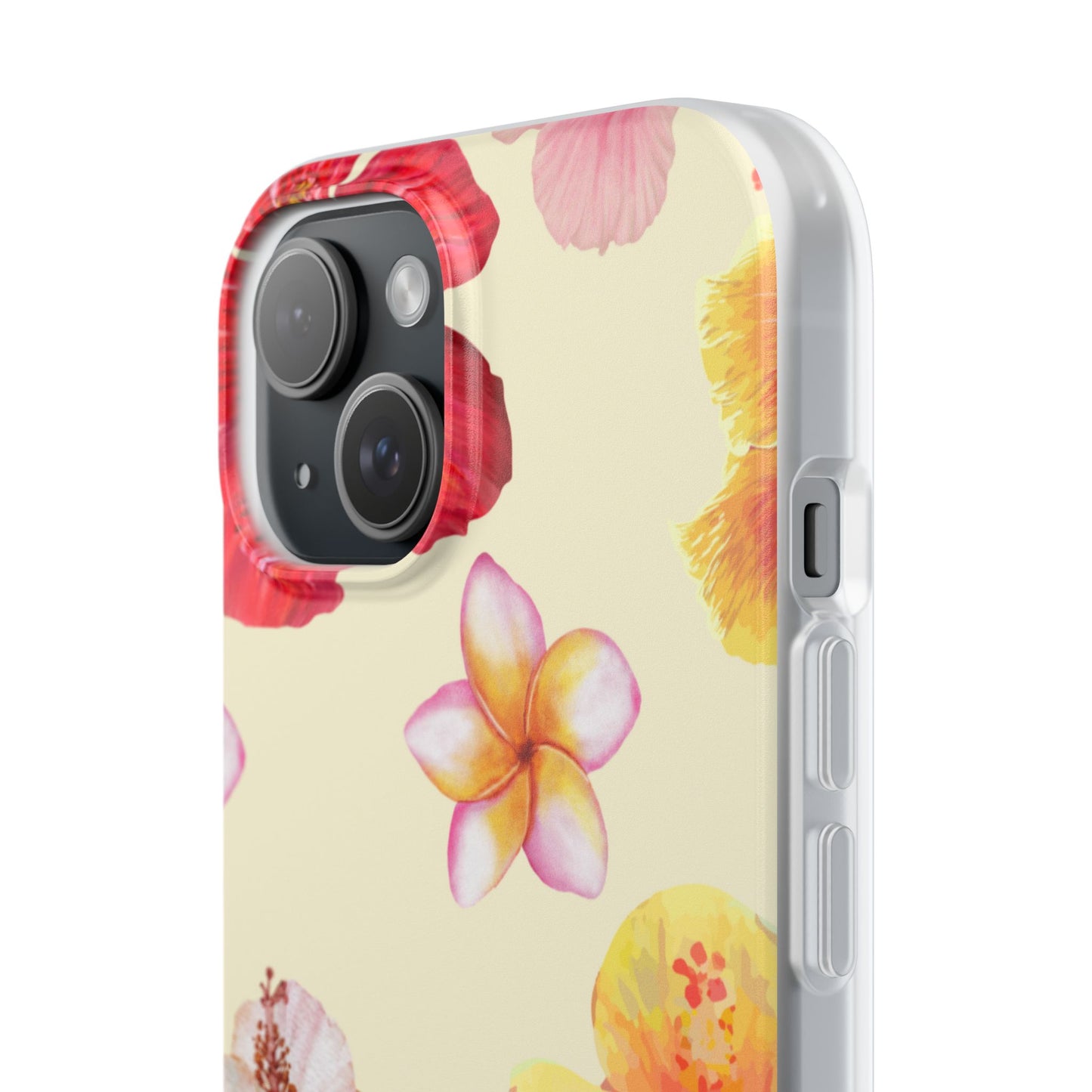 Hibiscus Haze Phone Case - Yellow