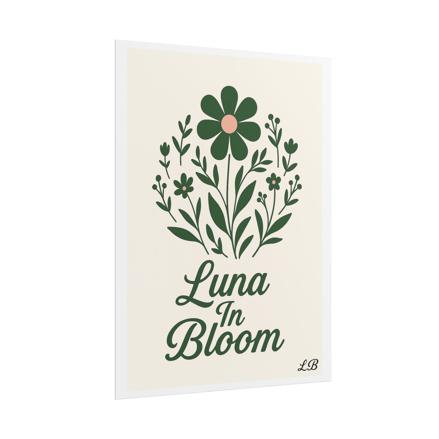 Floral Print Wall Poster - Luna Original - Soul