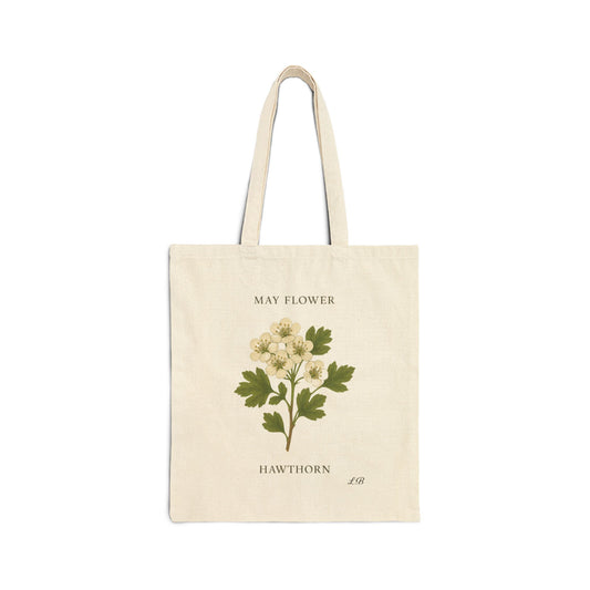 Bloom by Month Tote Bag - May - Hawthorn
