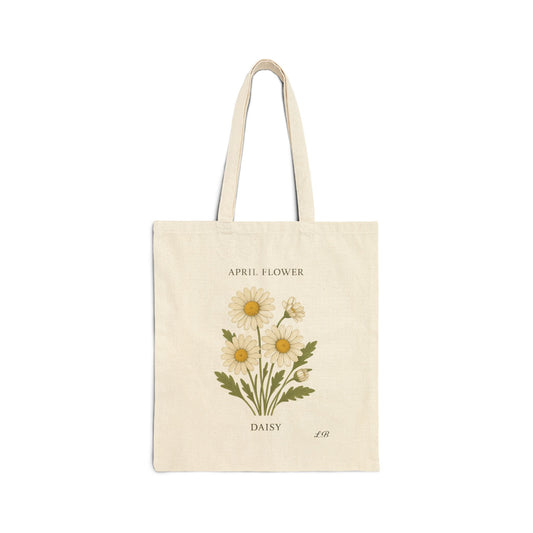 Bloom by Month Tote Bag - April - Daisy
