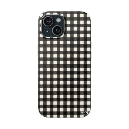 Gingham Noir Phone Case