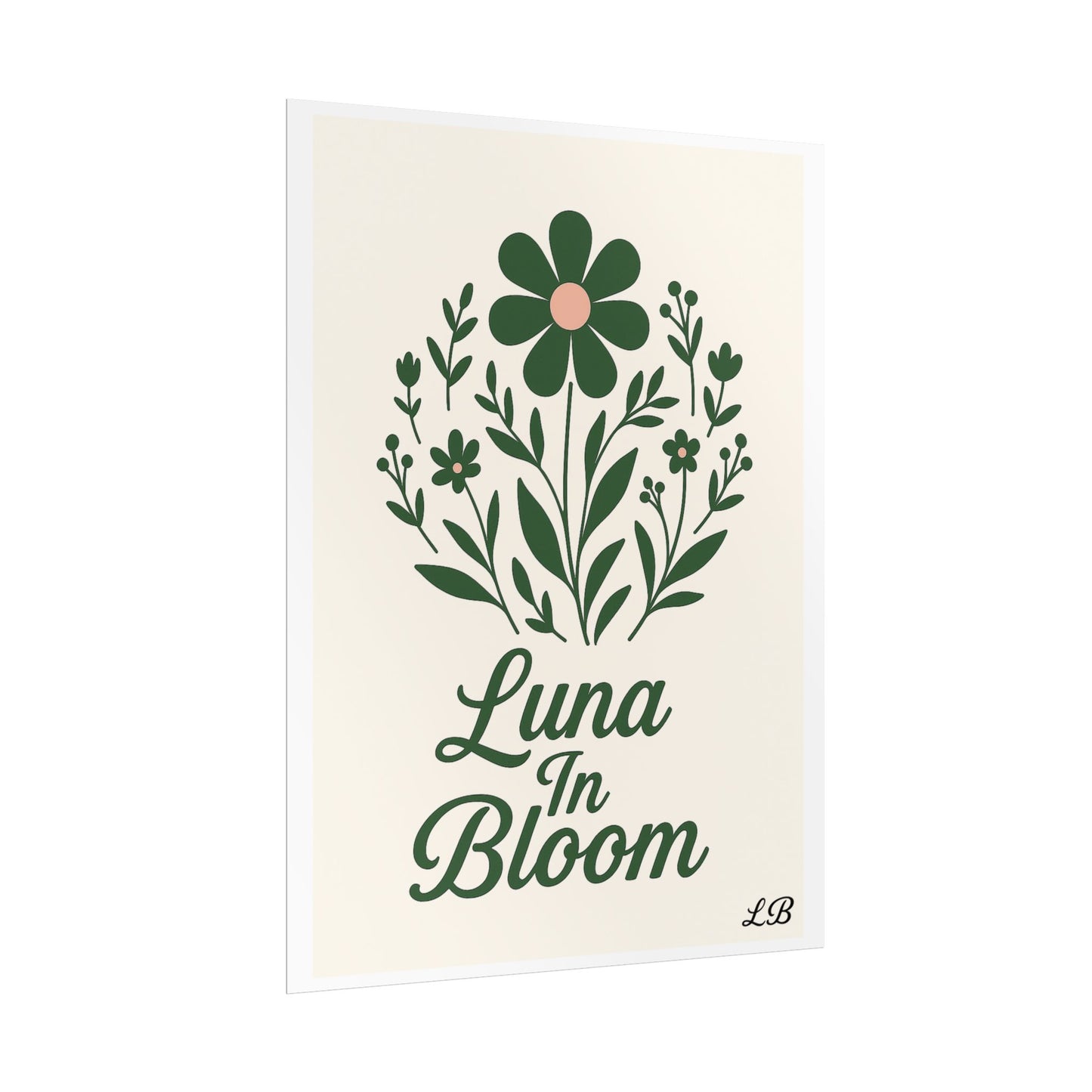 Floral Print Wall Poster - Luna Original - Soul