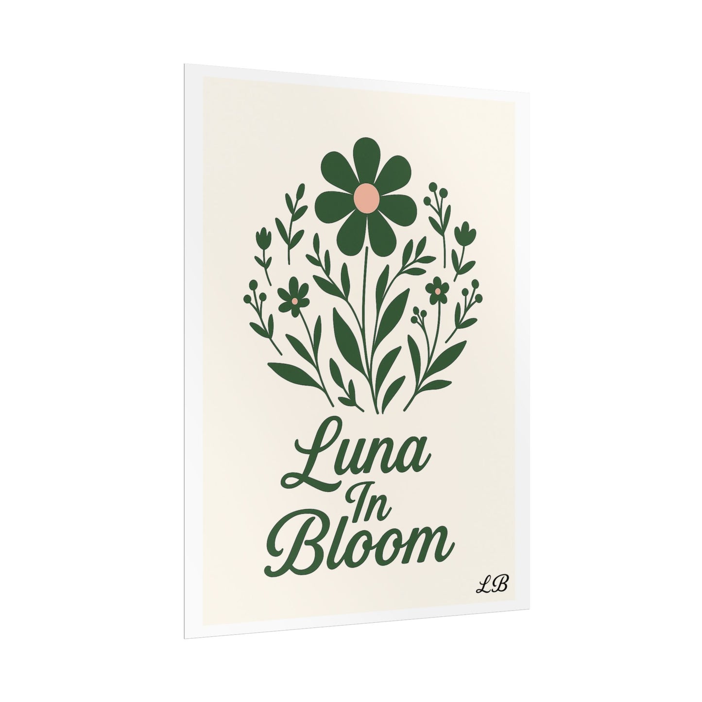 Floral Print Wall Poster - Luna Original - Soul