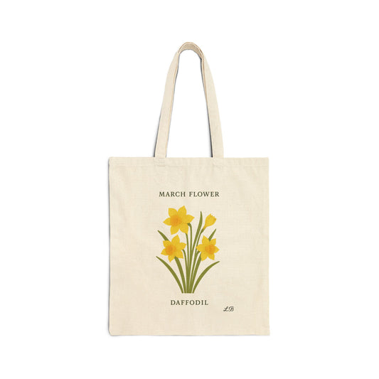 Bloom by Month Tote Bag - March - Daffodil