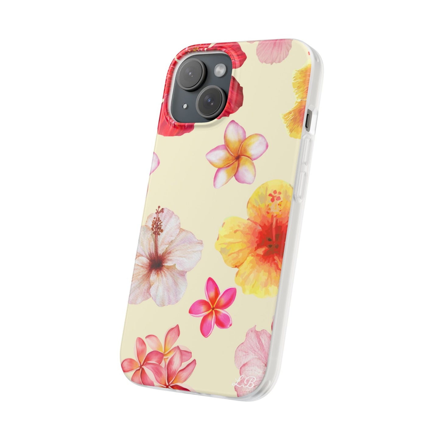 Hibiscus Haze Phone Case - Yellow