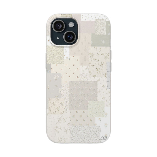 Bloom Quilt Phone Case - White